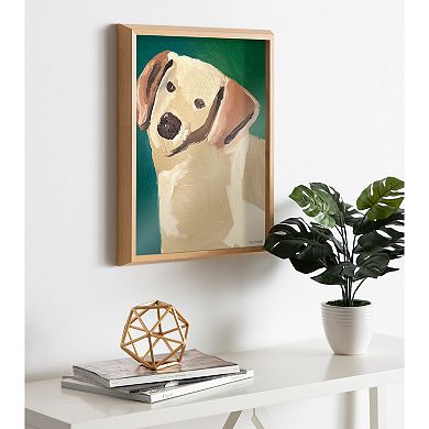 Blake Lily Framed Printed Glass by Caleb Griswold