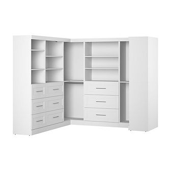 Bush Business Furniture Pur 161W Walk-In Closet Organizer System