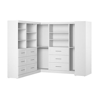 Bush Business Furniture Pur 161W Walk-In Closet Organizer System