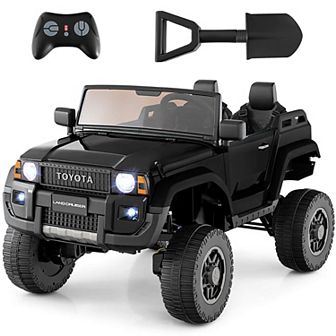 Costway 24V 2 Seater Ride on Car for Kids Licensed Toyota LC250 Ride on Truck with Remote