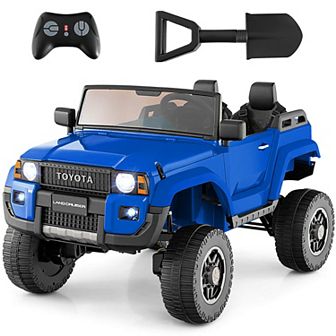 Costway 24V 2 Seater Ride on Car for Kids Licensed Toyota LC250 Ride on Truck with Remote