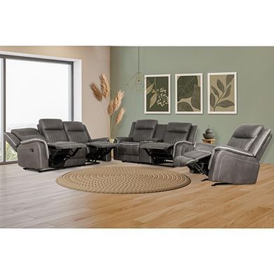 New Classic Furniture Enzo Glider Recliner- Gray