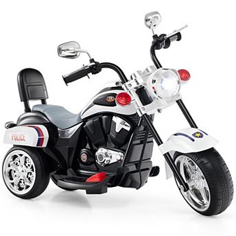 Costway 6V Kids Ride on Chopper Motorcycle 3 Wheel Trike with Headlight and Horn Racing