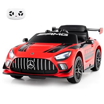 Costway Ride on Car Licensed Mercedes-AMG GT3 Kids Car with Remote Control 3 Speeds