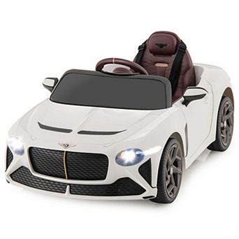 Costway 12V Licensed Bentley Bacalar Kids Electric Ride-on Car with Remote Control