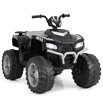 Costway 24V Kids Ride-On Electric ATV 4-Wheeler Quad Car with Wireless Connection