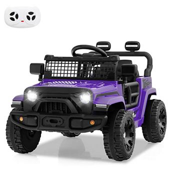 Costway 12V Kids Ride on Truck Car Battery Powered Electric Vehicle with Remote Control