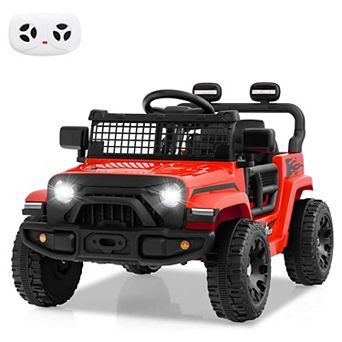 Costway 12V Kids Ride on Truck Car Battery Powered Electric Vehicle with Remote Control