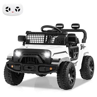 Costway 12V Kids Ride on Truck Car Battery Powered Electric Vehicle with Remote Control