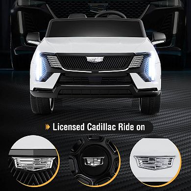 Costway 2 Seater Ride on Truck with Remote Control 3 Speeds LED Lights Horn Music Story