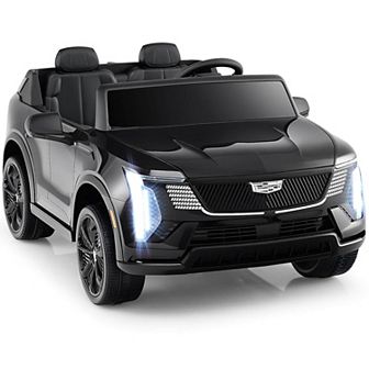Costway 2 Seater Ride on Truck with Remote Control 3 Speeds LED Lights Horn Music Story