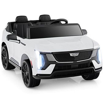 Costway 2 Seater Ride on Truck with Remote Control 3 Speeds LED Lights Horn Music Story