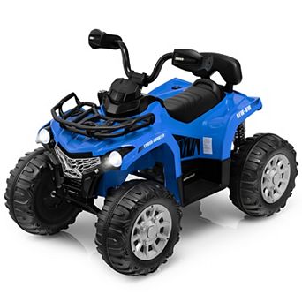 Costway 12V Kids Ride On ATV Electric 4-Wheeler Quad 2 Speeds with Mp3 & Headlights