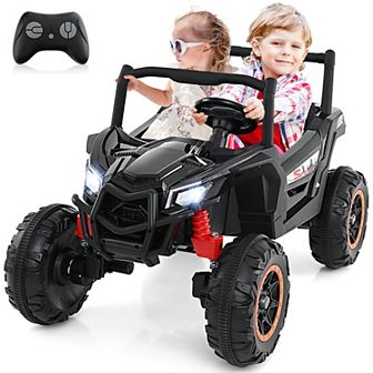 Costway 24V Kids Ride on UTV with 4 x 100W Powerful Engine Remote Control High/Low Speed