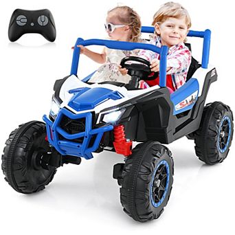 Costway 24V Kids Ride on UTV with 4 x 100W Powerful Engine Remote Control High/Low Speed
