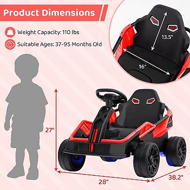 Costway Ride on Car for Big Kids 12V Battery Powered Electric UTV with Remote Control