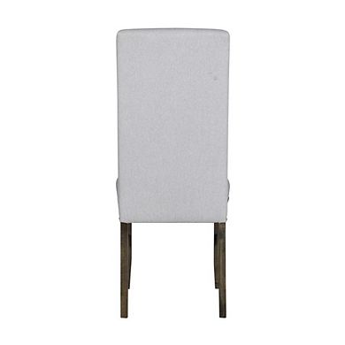 New Classic Furniture Julius Upholstered Dining Chair (2 Per Carton)-Walnut