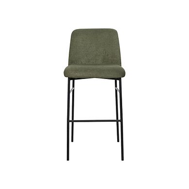 New Classic Furniture Erik Metal & Fabric Bar Chair (Set of 2), Green