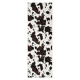 Cow Print Rug Western Room Decor Carpet Milk Cow Print Washable Decorative Rug for Living Room