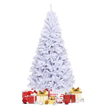 Costway 6/7.5/9Ft Hinged Artificial Christmas Tree Premium Pine Tree