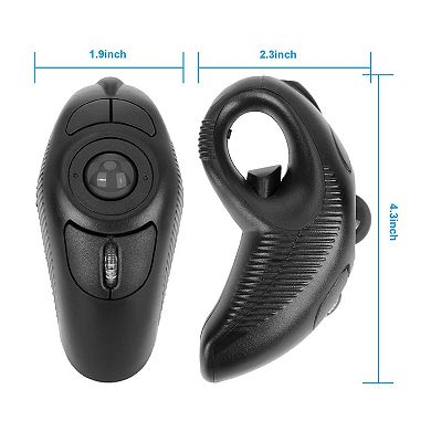 Wireless Finger Handheld USB Mice Trackball Mouse with Laser Pointer