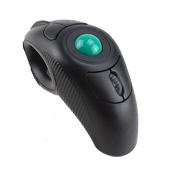 Wireless Finger Handheld USB Mice Trackball Mouse with Laser Pointer