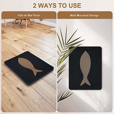 Wall-Mounted Vertical Cat Scratcher Pad