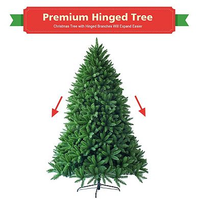 Costway 5ft Artificial Christmas Fir Tree 600 Branch Tips