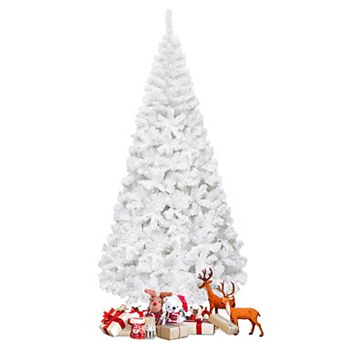 Costway 5ft/6ft/7ft/8ft Artificial PVC Christmas Tree Stand Indoor Outdoor