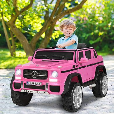 Costway Mercedes Benz 12V Electric Kids Ride On Car RC Remote Control W/Trunk