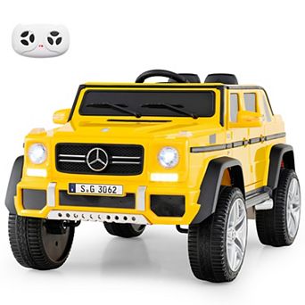 Costway Licensed Mercedes-Benz Maybach G650S Kids Ride On Car with Parent Remote Control