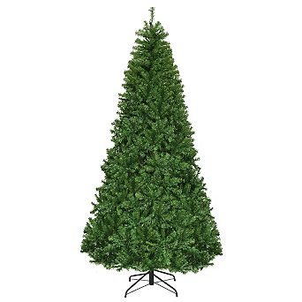 Costway 8Ft Pre-Lit Artificial Christmas Tree Hinged 750 LED Lights