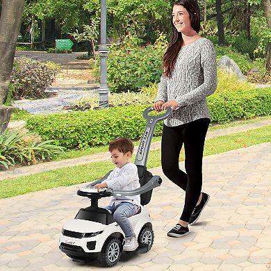 Costway 3 in 1 Ride on Push Car Toddler Stroller Sliding Car w/Music