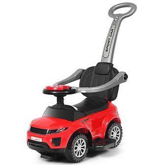 Costway 3 in 1 Ride on Push Car Toddler Stroller Sliding Car w/Music