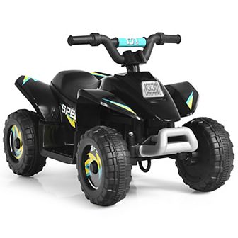 Costway 6V Kids Electric Quad ATV 4 Wheels Ride On Toy for Toddlers Forward&Reverse