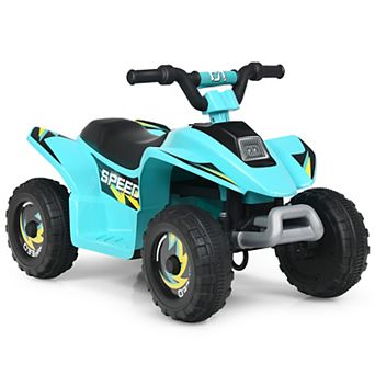 Costway 6V Kids Electric Quad ATV 4 Wheels Ride On Toy for Toddlers Forward&Reverse