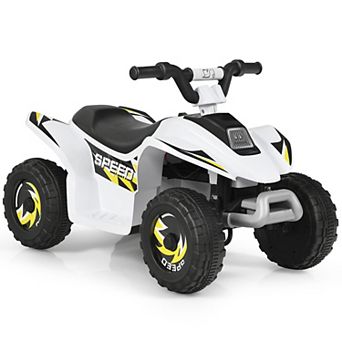 Costway 6V Kids Electric Quad ATV 4 Wheels Ride On Toy for Toddlers Forward&Reverse