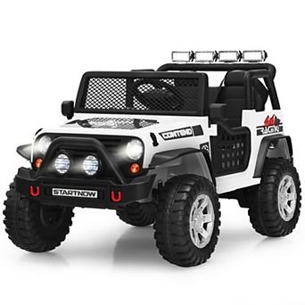 Costway 12V Kids Ride On Truck Remote Control Electric Car with Lights&Music