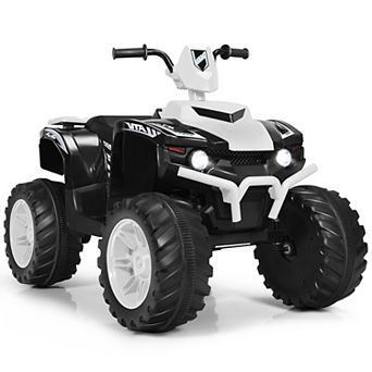 Costway 12V Kids 4-Wheeler ATV Quad Ride On Car w/ LED Lights Music USB