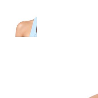 Women's Scoop Neck Seamless Athletic Crop Top with Wide Shoulder Straps