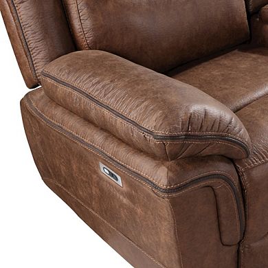 New Classic Furniture Ryland Glider Recliner W/Pwr Fr- Brown