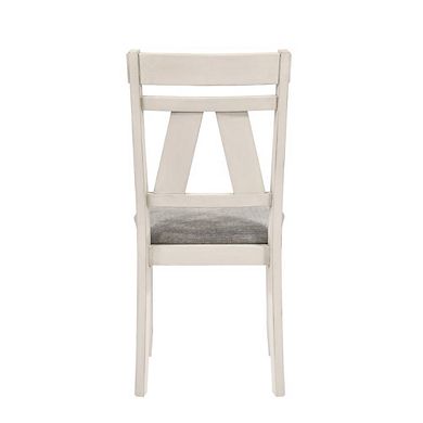 New Classic Furniture Maisie Side Chair-White (Set of 2)