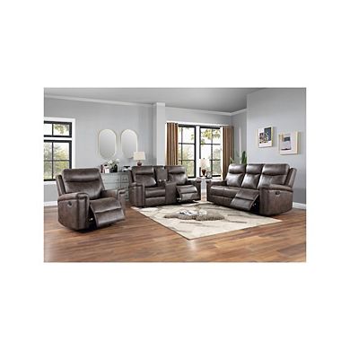New Classic Furniture Quade Glider Recliner-Mocha