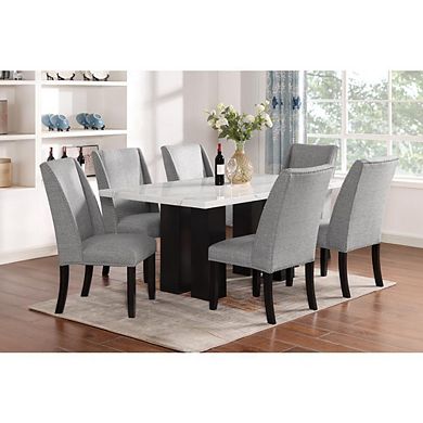 New Classic Furniture Faust Dining Chair (2 Per Carton)-Gray