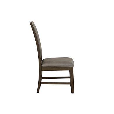 New Classic Furniture Cityscape Dining Chair-Walnut (Set of 2)