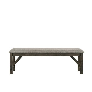New Classic Furniture Gulliver Wood Bench, Rustic Brown