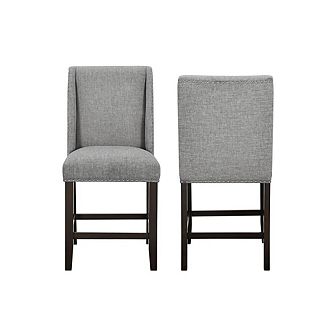 New Classic Furniture Faust Counter Chair (2 Per Carton)-Gray
