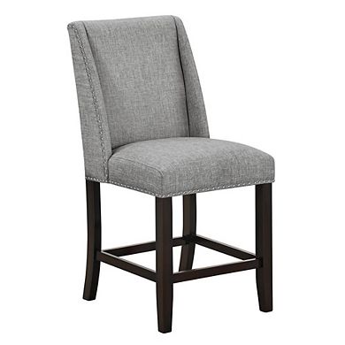 New Classic Furniture Faust Counter Chair (2 Per Carton)-Gray
