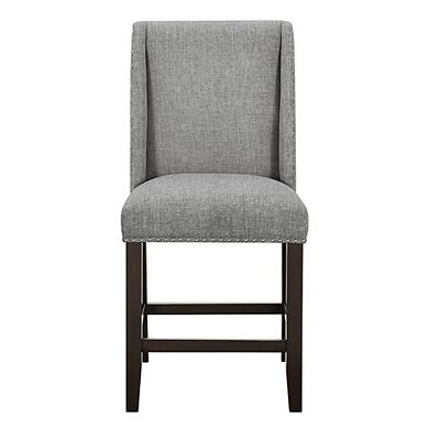 New Classic Furniture Faust Counter Chair (2 Per Carton)-Gray