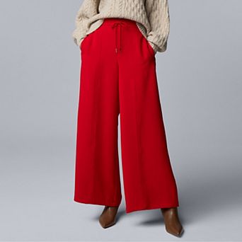 Petite Simply Vera Vera Wang Wide Leg Pants